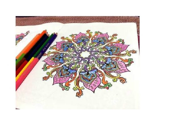 Livre de coloriage MANDALA ANTI-STRESS - Cahier d'art mandala zen à